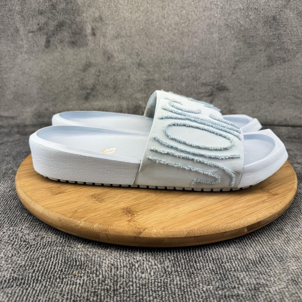 Jordan Sophia Slide Shoes Womens Size 10 White Blue Comfort Sandals CZ8027-400